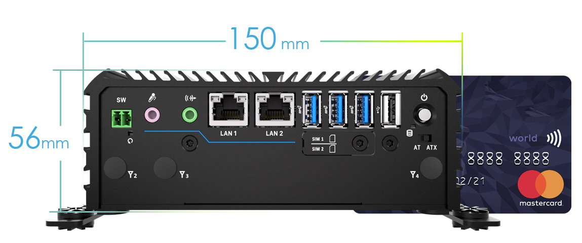 RCO-1000-ASL-30 Fanless Mini Computer with Intel® Atom® x7433RE