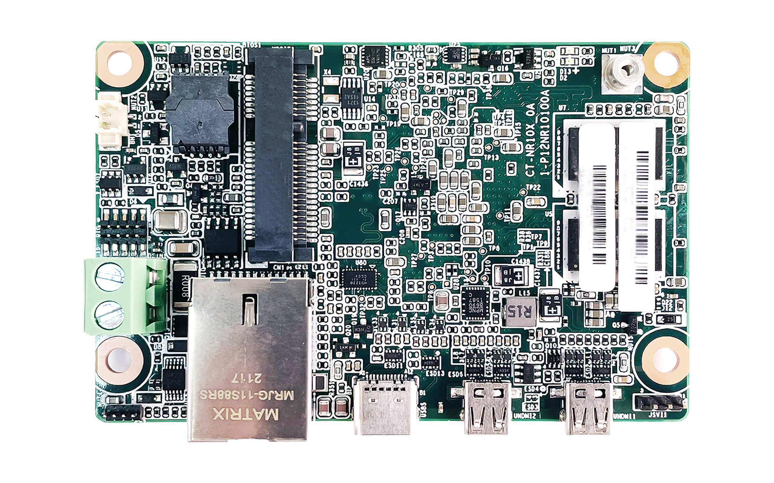 CT-NR101 1.8" SBC Industrial Motherboard with AMD Ryzen™ Embedded R1000 Series Processor
