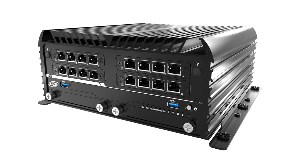 ACO-6000-KBL-16X Surveillance Applied Computer with 6th/7th Gen  Intel® Core™ Processor and Q170 PCH, 18x LAN