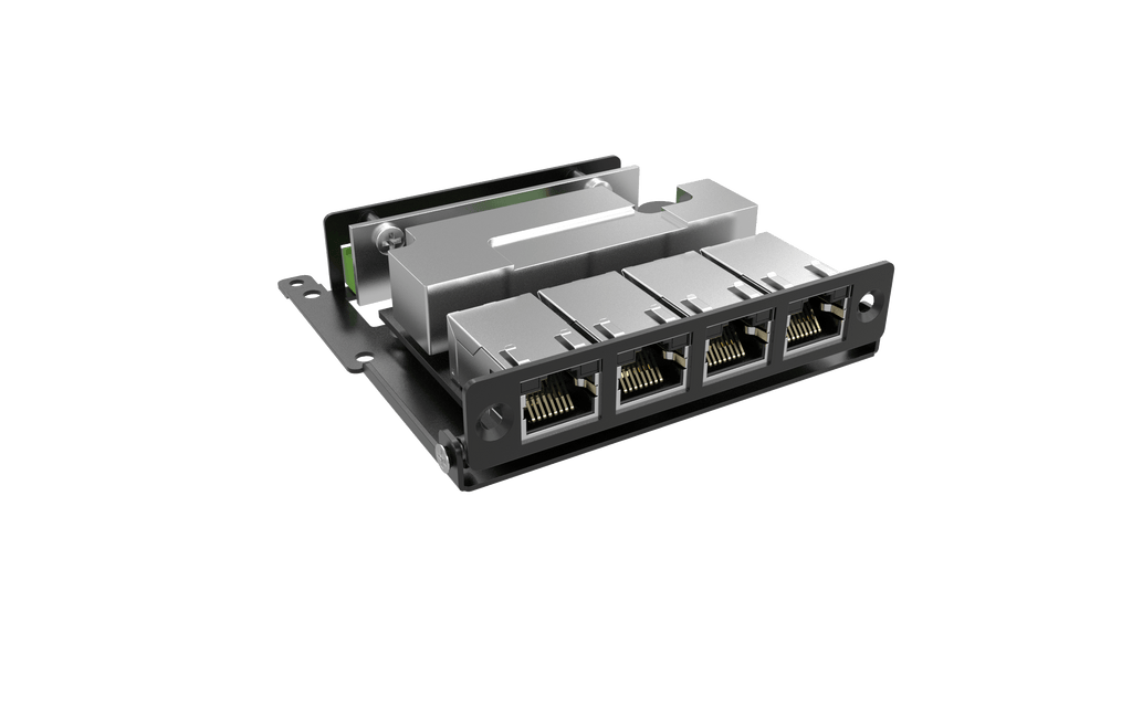 EBIO-4LAN EDGEBoost I/O Module with 4x LAN Ports