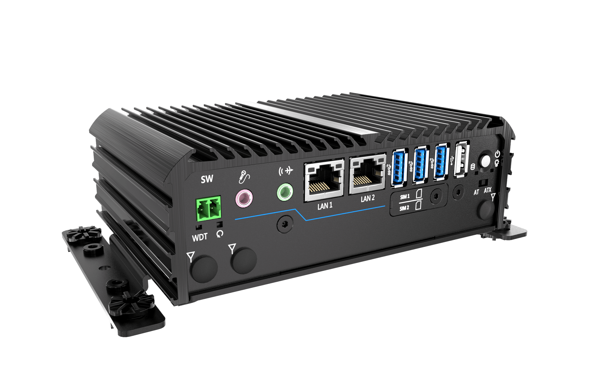 RCO-1000-EHL-10 Fanless Mini Computer with Intel® Celeron® J6413 Proce ...