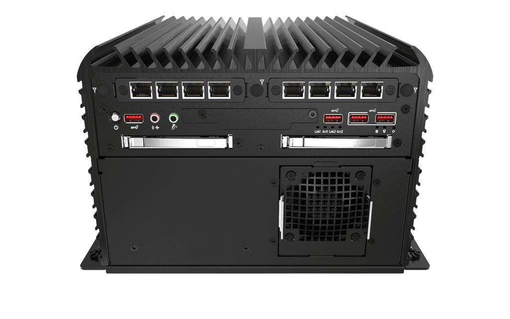 RCO-6000-CML-4N2060S AI Edge Inference Computer w/ LGA 1200 for Intel 10th Gen CPU & W480E PCH, 4 Bay U.2 7mm, RTX 2060S Integrated