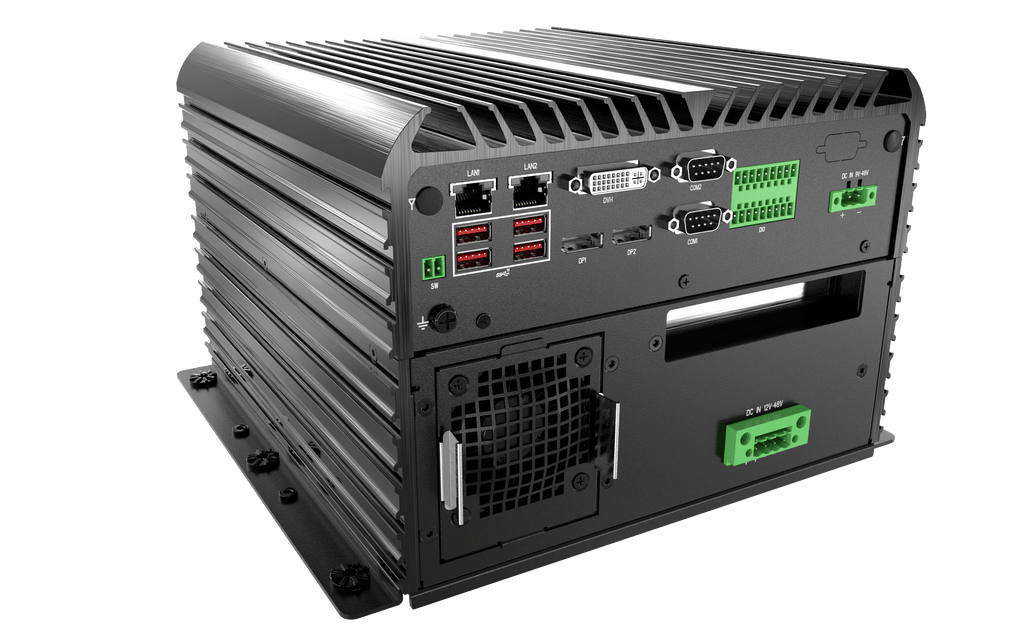 RCO-6000-CFL-8NS AI Edge Inference Computer with 9th Gen Intel® Core™ Processor, Flash Storage 8x U.2 NVMe Bay, 1x PCIe x4 (1-lane) Expansion
