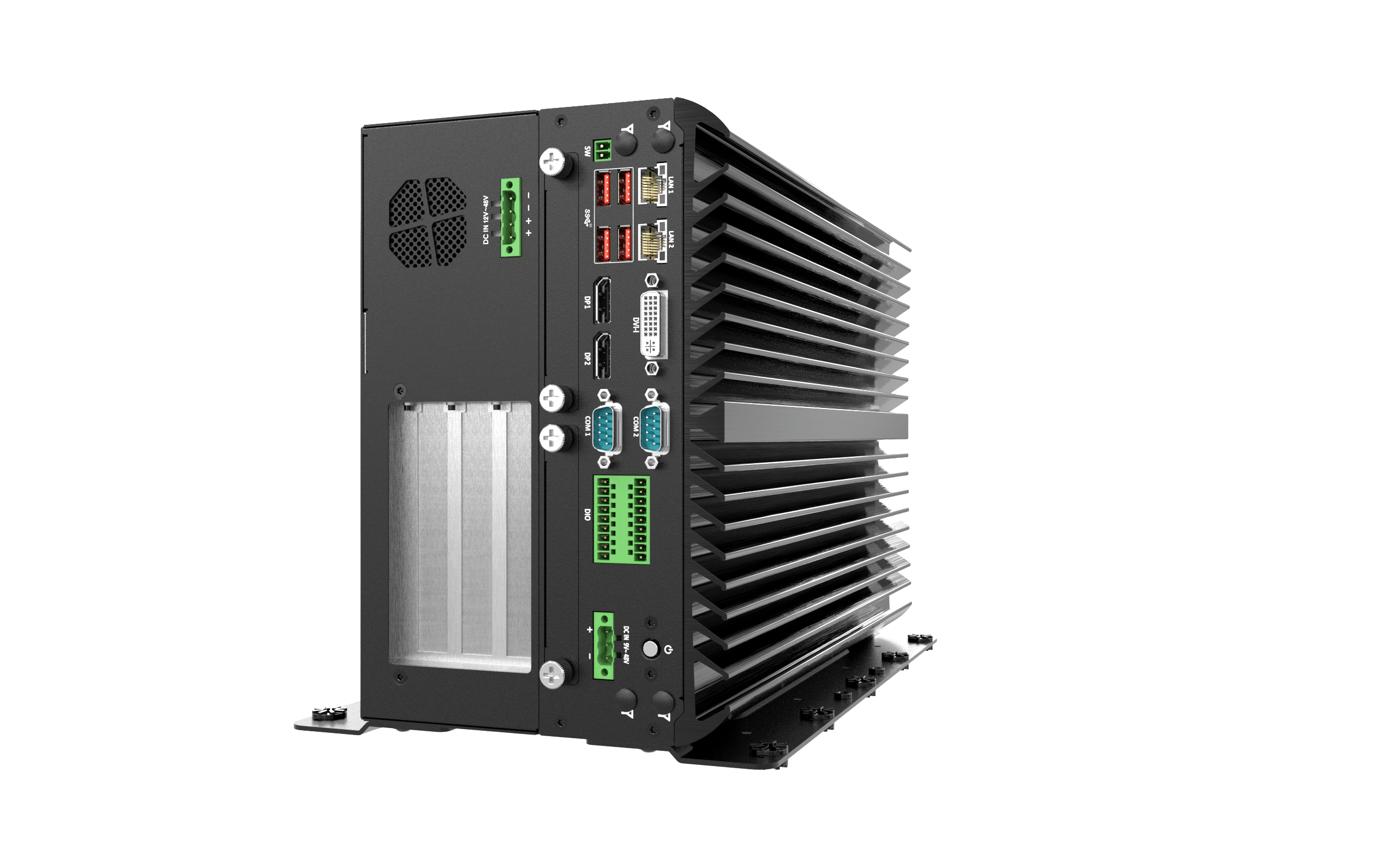 VCO-6000-CFL-3-2PWR Machine Vision Computer with 9th Gen Intel® Core™ Processor, 3x PCIe Expansion, Dual Power Input