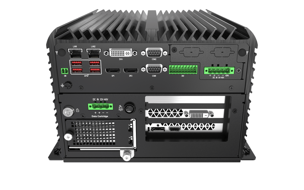 RCO-6000-CML-4N2060S AI Edge Inference Computer w/ LGA 1200 for Intel 10th Gen CPU & W480E PCH, 4 Bay U.2 7mm, RTX 2060S Integrated